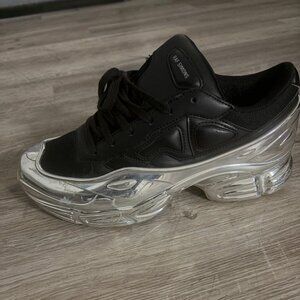 Raf Simons x Adidas Ozweego "Mirrored Black" Chrome Silver